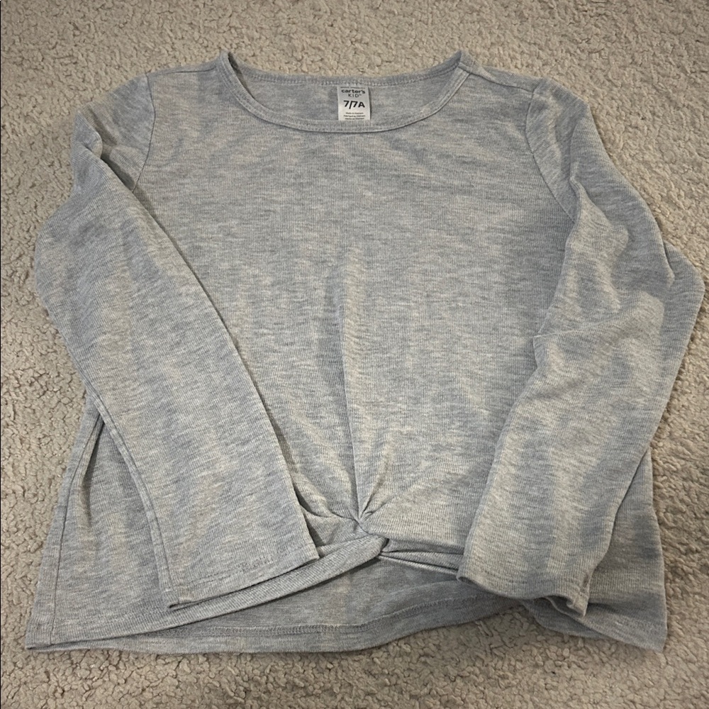 Carter's Gray Long Sleeve Top